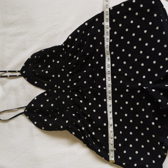 NEW Japna black & white polkadot romper size small - Picture 12 of 12